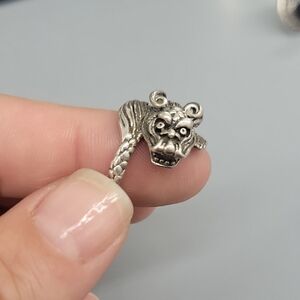 Silver Dragon Ring
